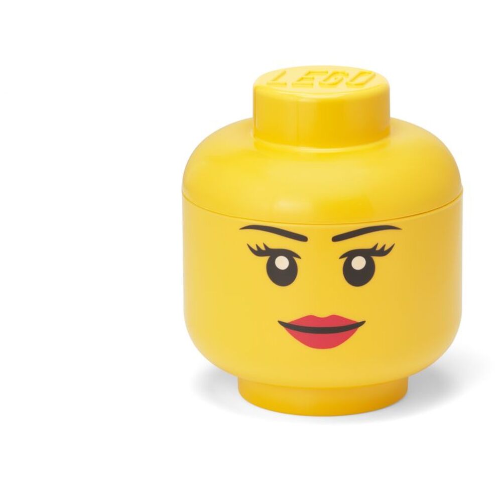 LEGO Small Stackable Storage Head, Girl COLLECTIBLES